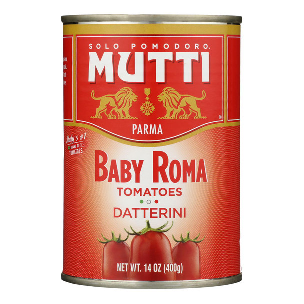 Mutti Parma, Baby Roma Tomatoes - Case of 12 - 14 OZ