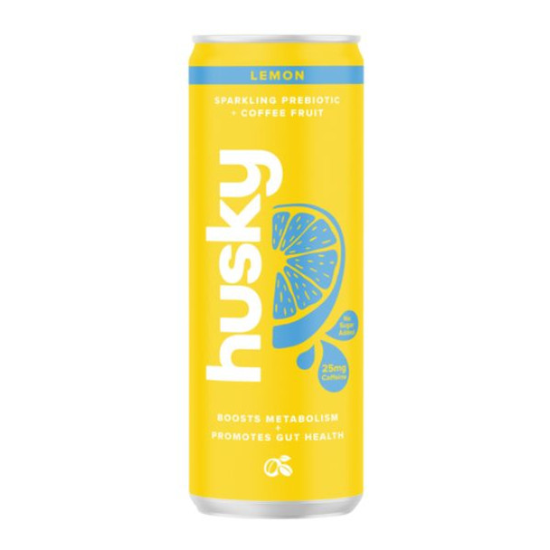 Husky - Sparkling Coffee Fruit Tea Lemon - Case of 12-12 FZ