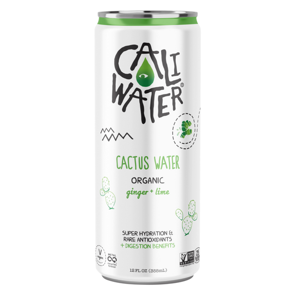 Caliwater - Cactus Water Ginger Lime - Case of 12-12 FZ