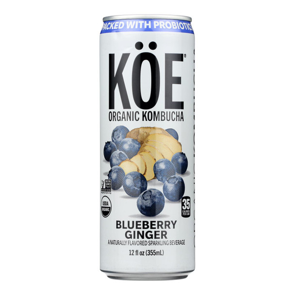 Koe Kunbucha Organic Kombucha Sparkling Beverage - Case of 12 - 12 FZ