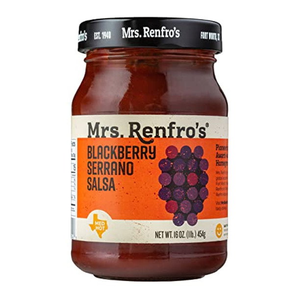 Mrs. Renfro's - Salsa Blackberry Serrano - Case of 6-16 OZ