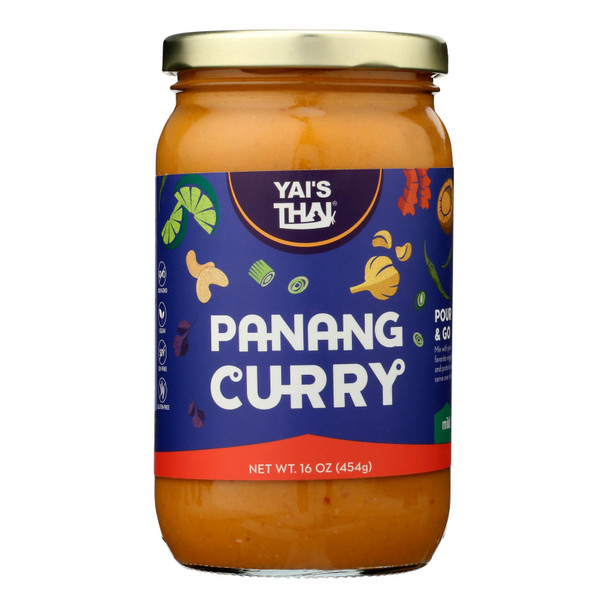 Yai's Thai - Sauce Curry Panang - Case of 6-16 FZ