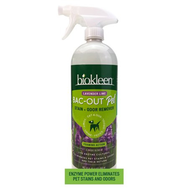 Biokleen - Bac Out Pet Stain & Odor Lime & Lavender - Case of 4-32 FZ