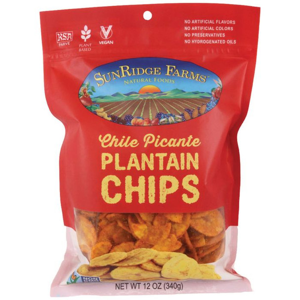 Sunridge Farms - Chips Chile Picante Plantain - Case of 12-12 OZ