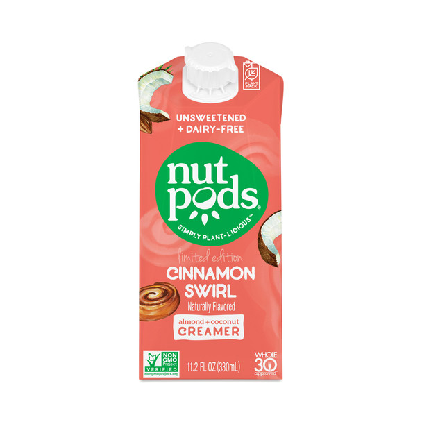 Nutpods - Nd Creamer Unsw Cinnamon Swrl - Case of 12-11.2 FZ