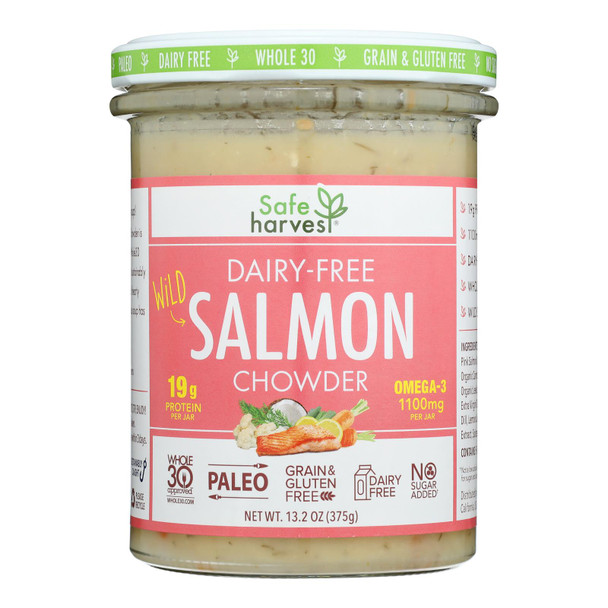 Safe Catch - Chowder Salmon Dairy Free - Case of 6 - 13.2 OZ