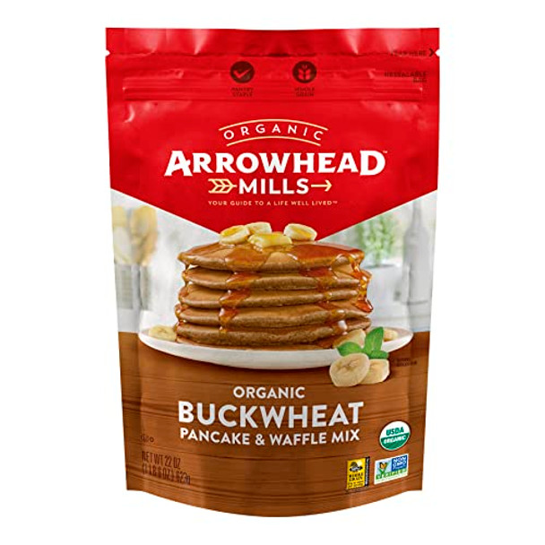 Arrowhead Mills - Pancake Mix Buckwheat - Case of 6-22 OZ