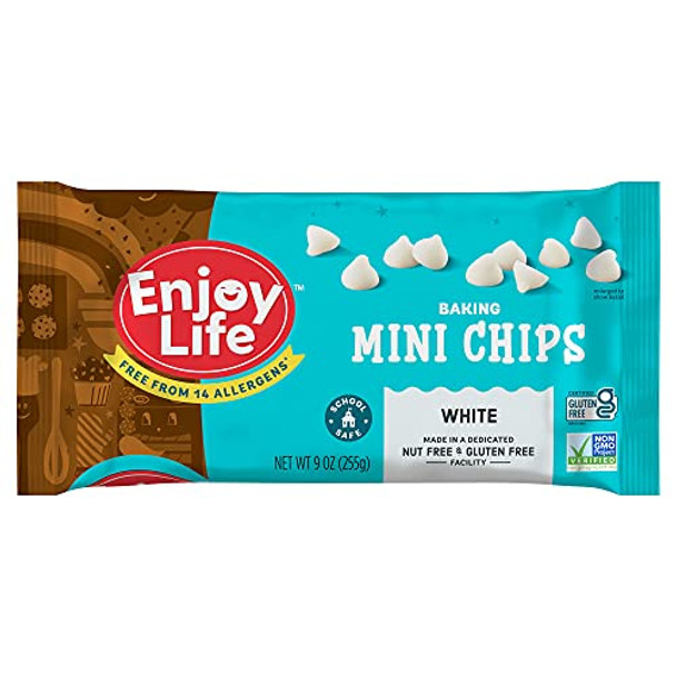 Enjoy Life - Mini Chips White Baking Chocolate - Case of 12-9 OZ