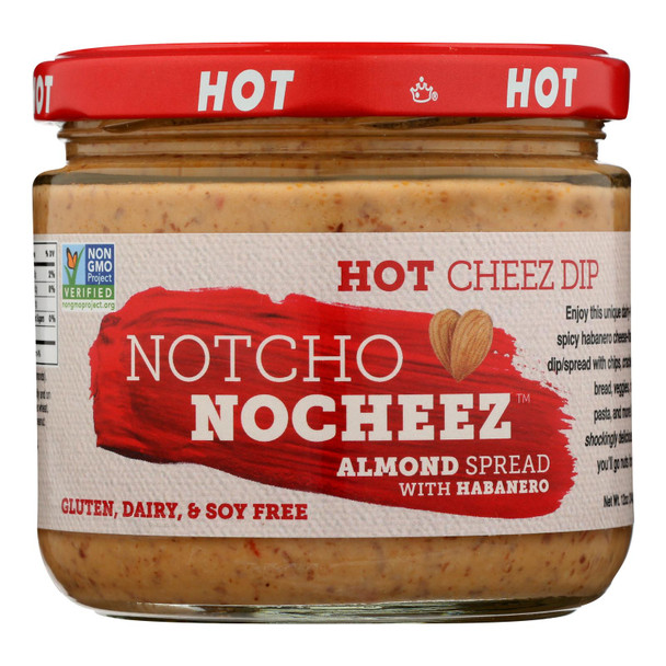 Notcho Nocheeze - Cheez Dip Nocheez Hot - Case of 6-12 OZ