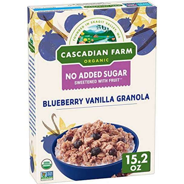 Cascadian Farm - Granola Blueberry Vanilla - Case of 6-15.2 OZ