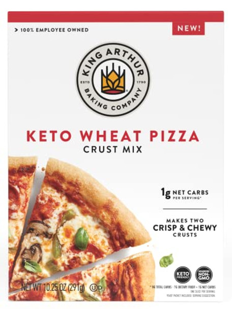 King Arthur Baking Company - Mix Wheat Pizza Crust Keto - Case of 8-10.25 OZ