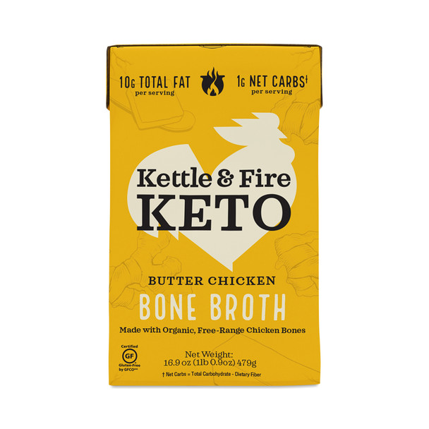 Kettle And Fire - Bone Broth Butter Chicken - Case of 6-16.9 OZ