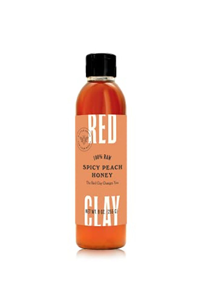 Red Clay - Sauce Spicy Peach Honey - Case of 9-9 OZ