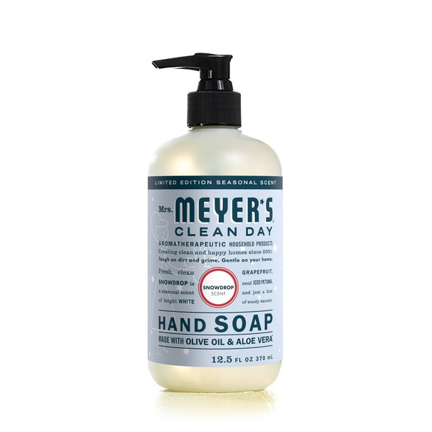 Mrs. Meyer's Clean Day - Liquid Hand Soap Snow Drop - Case of 6-12.5 FZ