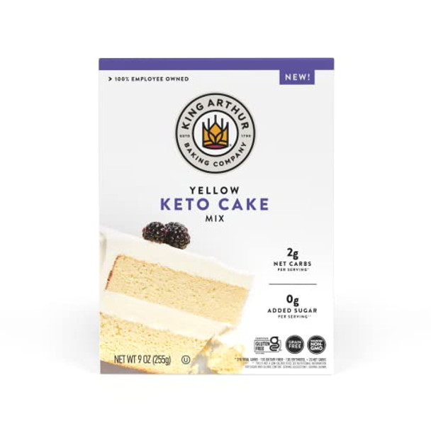 King Arthur Baking Company - Mix Yellow Cake Keto - Case of 8-9 OZ