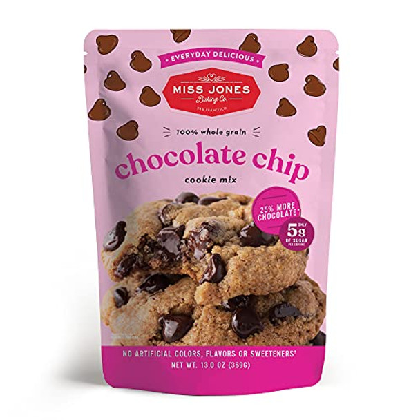 Miss Jones Baking Co - Everyday Delicious Chocolate Chip Cookie - Case of 6-13 OZ