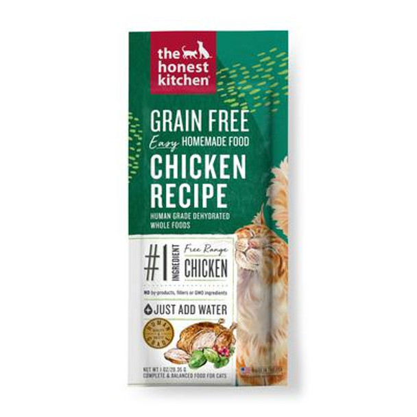 The Honest Kitchen - Cat Food Grain Free Dehydrated Chicken - Case of 6-10/1 OZ