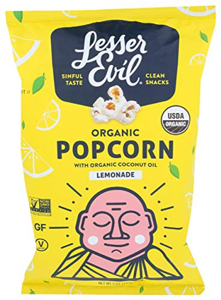 Lesser Evil - Popcorn Lemonade - Case of 12-4.6 OZ