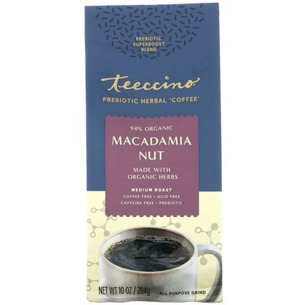 Teeccino - Coffee Macadamia Nut Prebiotic - Case of 6-10 OZ