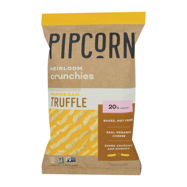 Pipcorn - Crunchies Parmesan Truffle - Case of 12-7 OZ