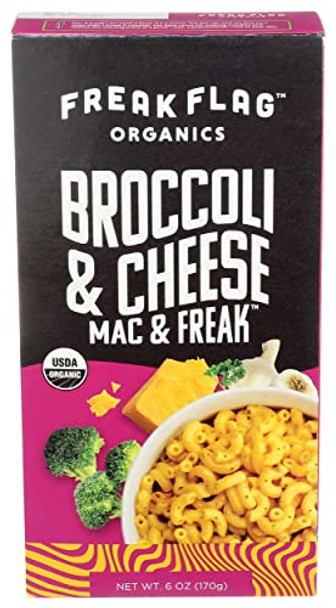 Freak Flag Organics - Mac & Freak Broccoli & Cheddar - Case of 12-6 OZ