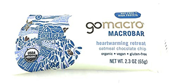 Gomacro - Bar Oatmeal Chocolate Chips - Case of 7-4/2.3 OZ