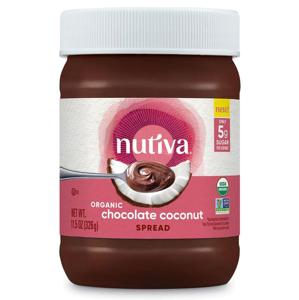 Nutiva - Spread Chocolate Coconut - Case of 6-11.5 OZ