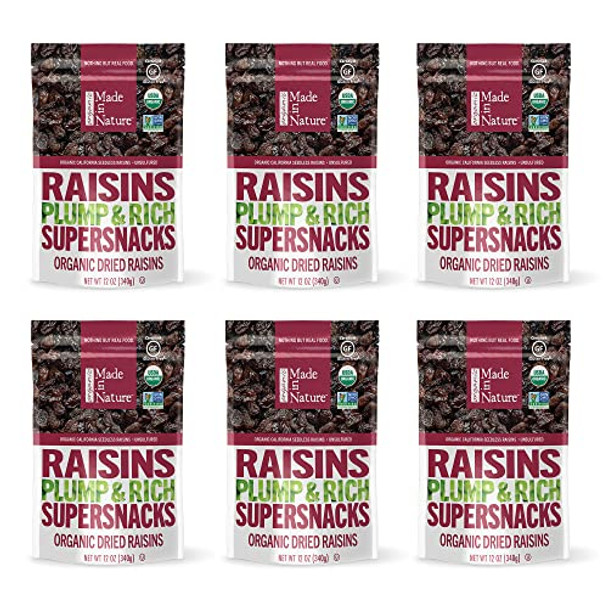 Made In Nature - Raisins - Case of 6-12 OZ