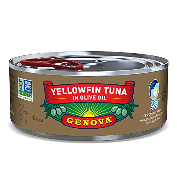 Genova - Yellowfin Tuna In Olive Oil - Case of 12-5 OZ