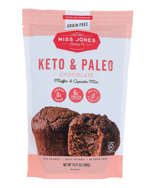 Miss Jones Baking Co - Muffin Mix Chocolate Keto - Case of 6-10.57 OZ