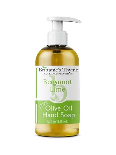 Brittanie's Thyme - Hand Soap Liquid Bergamot Lime - Case of 6-12 FZ