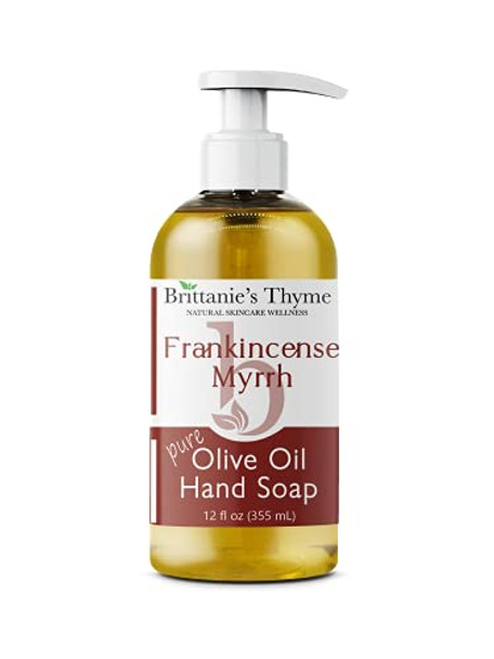 Brittanie's Thyme - Hand Soap Liquid Frankincense Myrrh - Case of 6-12 FZ