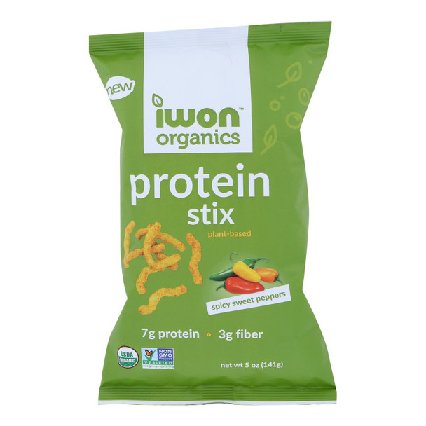 I Won! Nutrition Co - Chips Spicy Sweet Pepper Protein - Case of 12 - 5 OZ