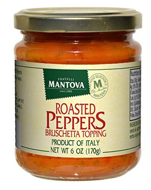 Mantova - Bruschetta Topping Roasted Pepper - Case of 6-6 OZ