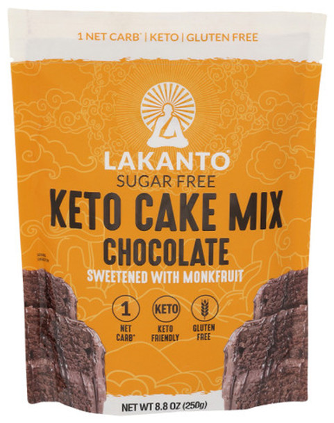 Lakanto - Cake Mix Keto Chocolate - Case of 8-8.8 OZ