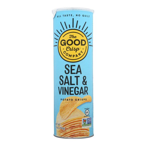 The Good Crisp Company - Potato Crisp Sea Salt & Vinegar - Case of 8-5.6 OZ