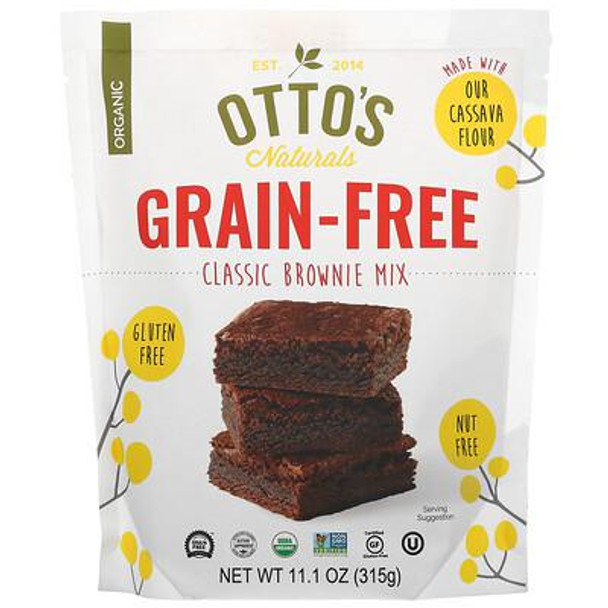 Otto's Naturals - Brownie Mix Classic Grain Free - Case of 6-11.1 OZ