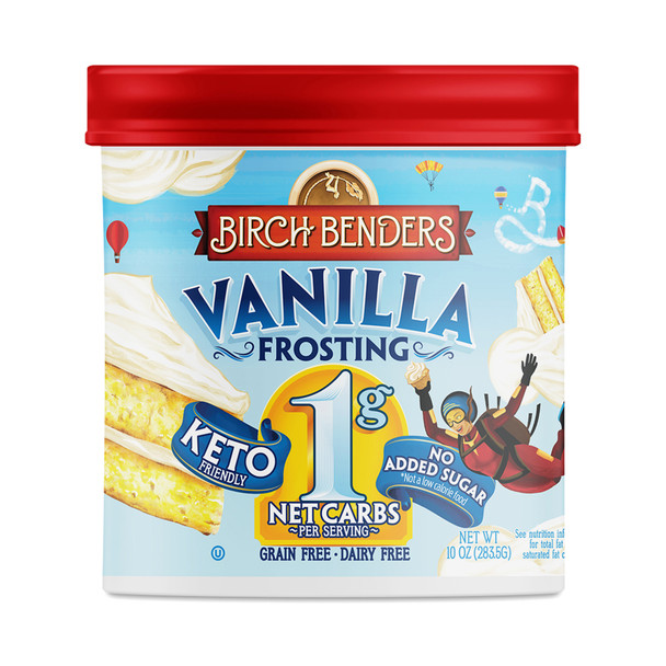 Birch Benders - Frosting Keto Vanilla - Case of 6-10 OZ