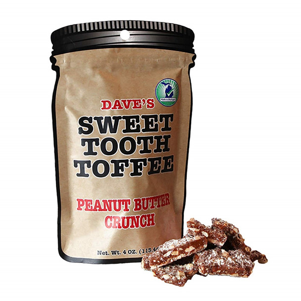 Dave's Sweet Tooth - Toffee Butter Crunch - Case of 12-4 OZ