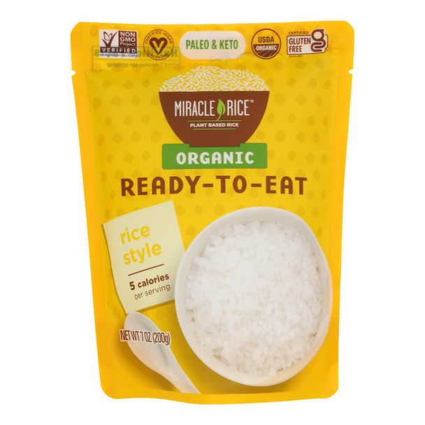 Miracle Noodle - Ready To Eat Meal Rice Style - Case of 6-7 OZ