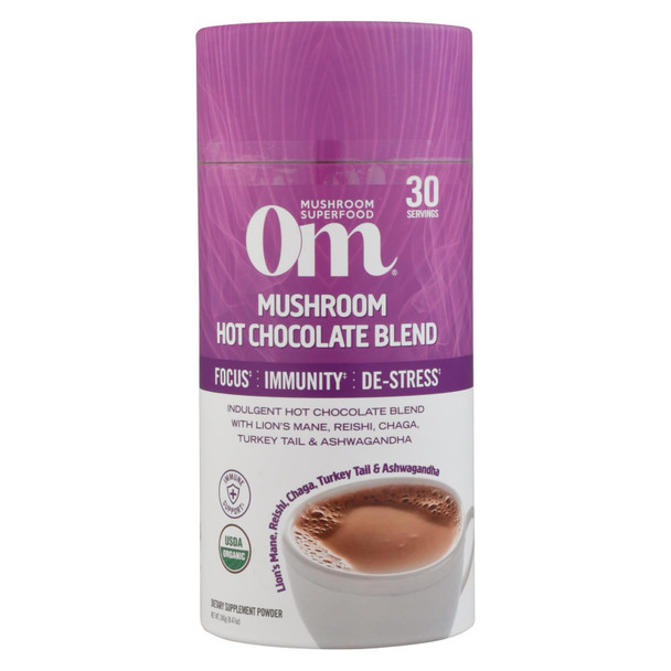 Om - Hot Chocolate Mushroom Blend - Case of 6-8.47 OZ