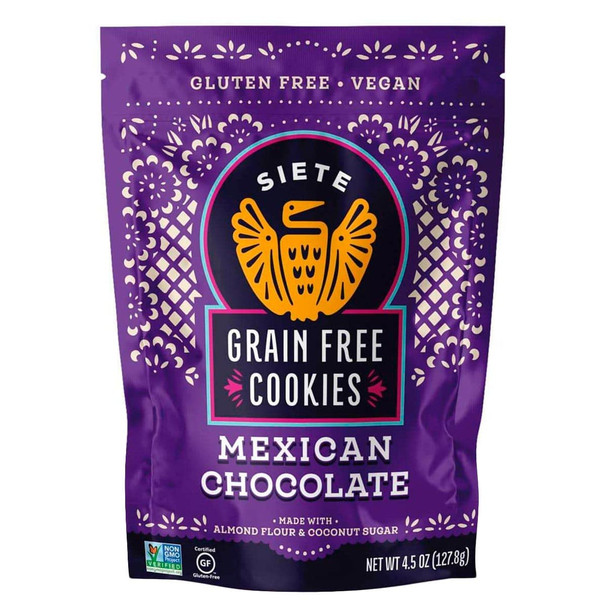 Siete - Cookie Mexican Chocolate - Case of 10-4.5 OZ