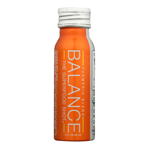 Balance The Superfood Shot - Shot Turmeric Blend - Case of 12 - 2 FZ