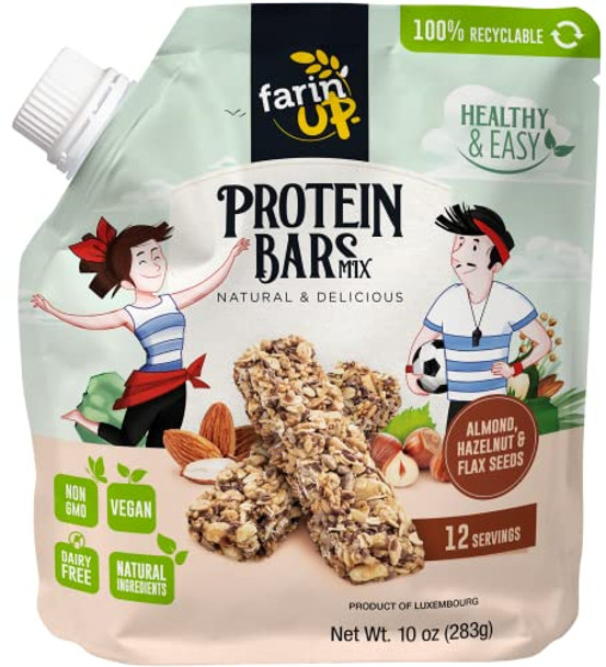 Farinup - Mix Protein Bars Nuts - Case of 6-10 OZ