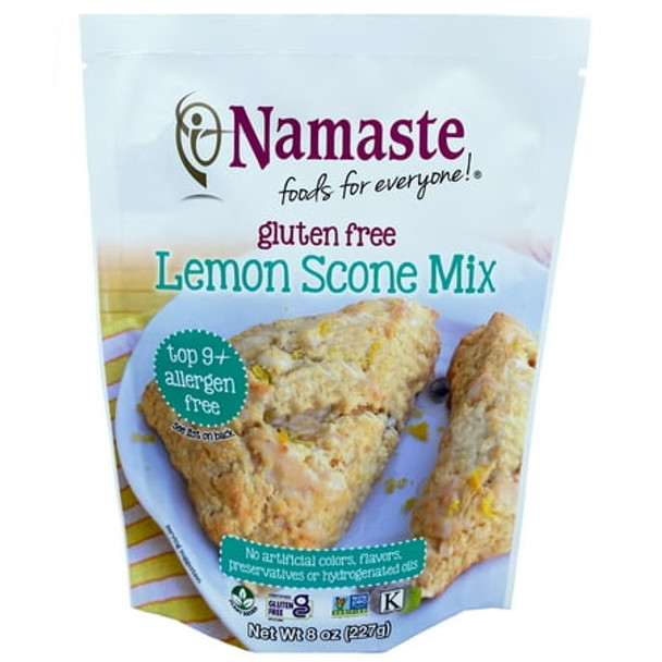 Namaste Foods - Mix Scone Lemon Gluten Free - Case of 6-8 OZ