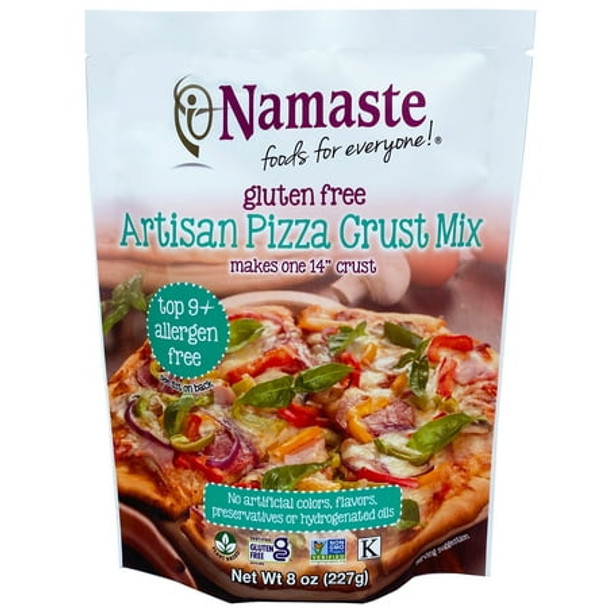 Namaste Foods - Mix Pizza Crust Artisan Gluten Free - Case of 6-8 OZ