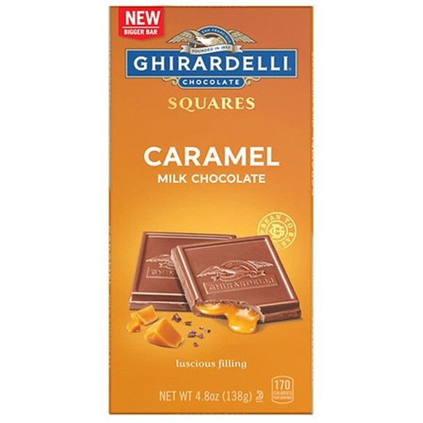 Ghirardelli - Bar Milk Chocolate Caramel - Case of 10-4.8 OZ