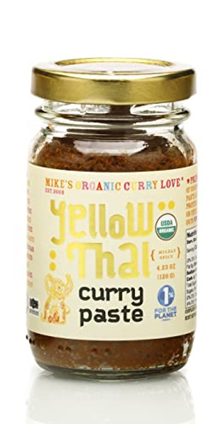 Mike's Organic Curry Love - Curry Paste Organic Yellow Thai - Case of 6-4.23 OZ