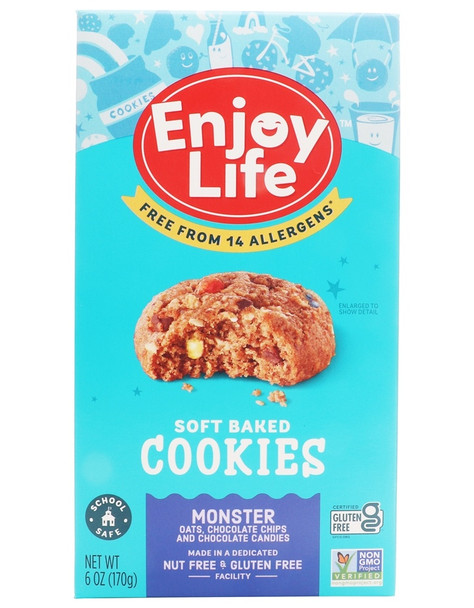 Enjoy Life - Cookie Soft Baked Monster - Case of 6-6 OZ