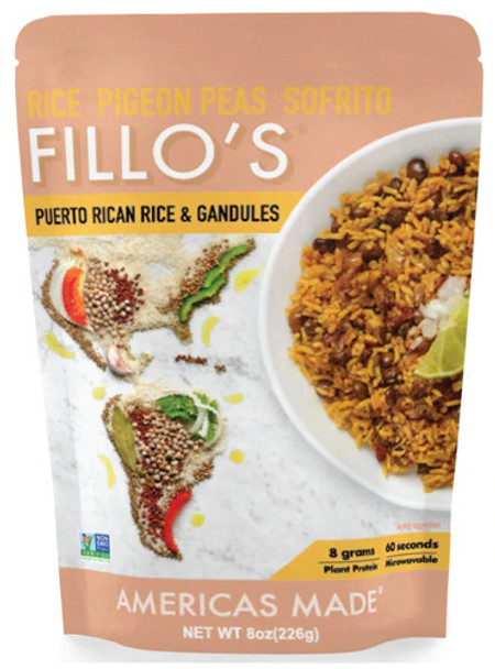 Fillo's - Rice Gandules Puerto Rican - Case of 6-8 OZ